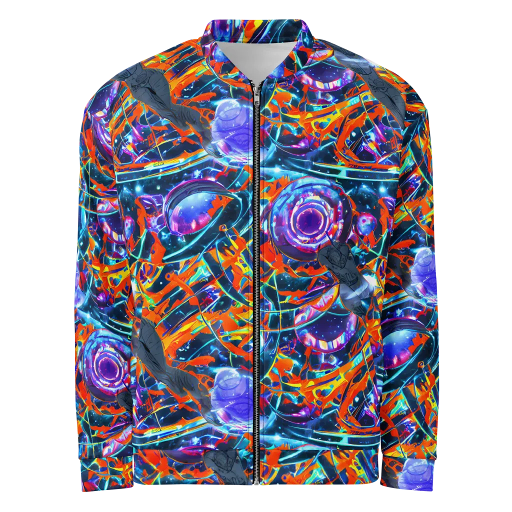 Prismatic Engine on Bomber Jacket — Front