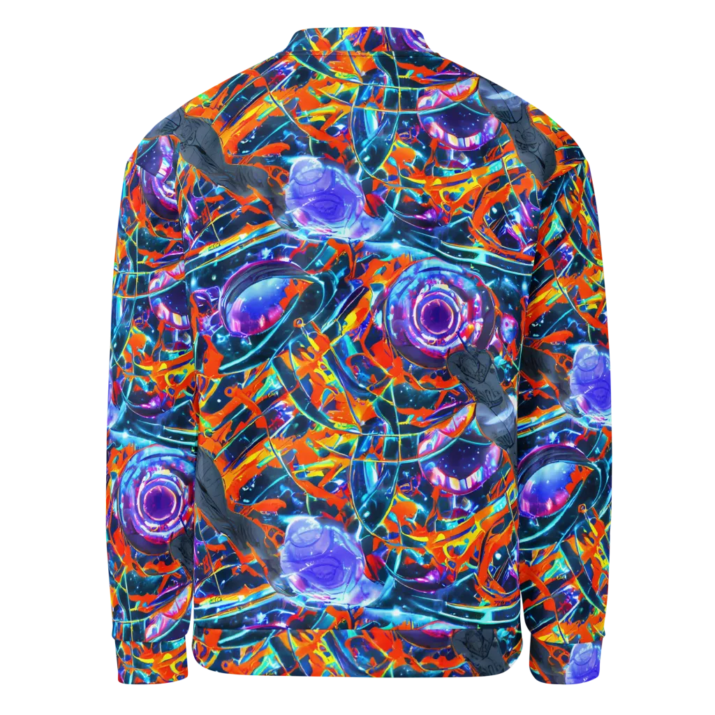 Prismatic Engine on Bomber Jacket — Back