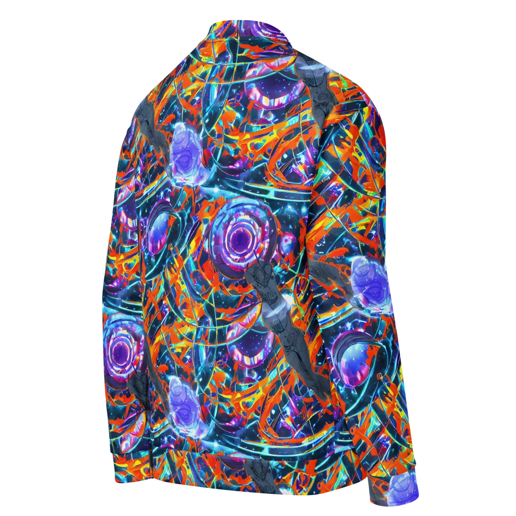 Prismatic Engine on Bomber Jacket — Right Back