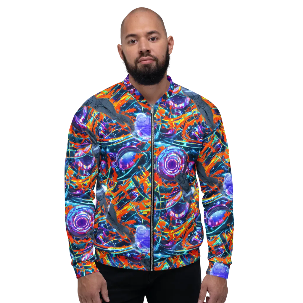 Prismatic Engine on Bomber Jacket — Front