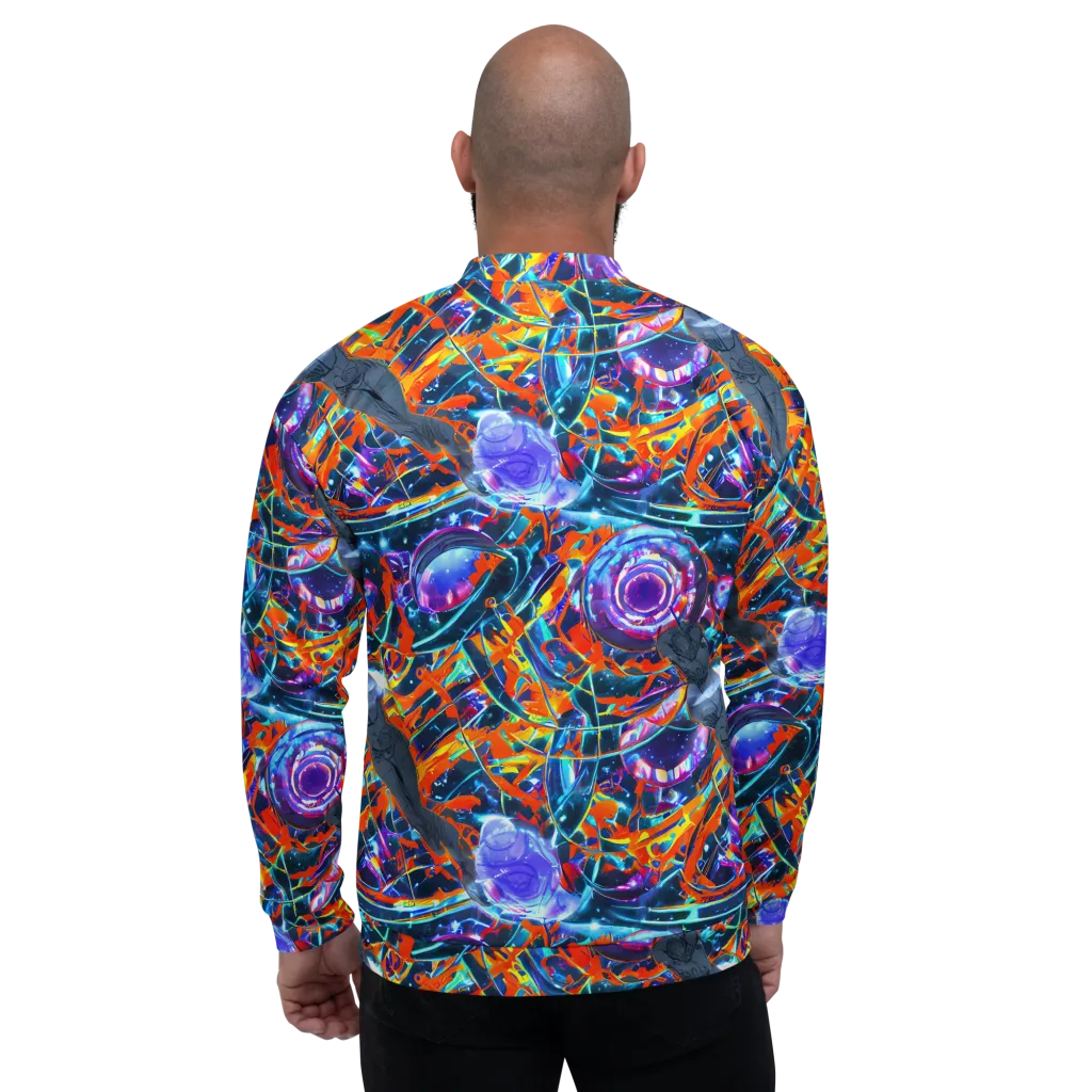 Prismatic Engine on Bomber Jacket — Back
