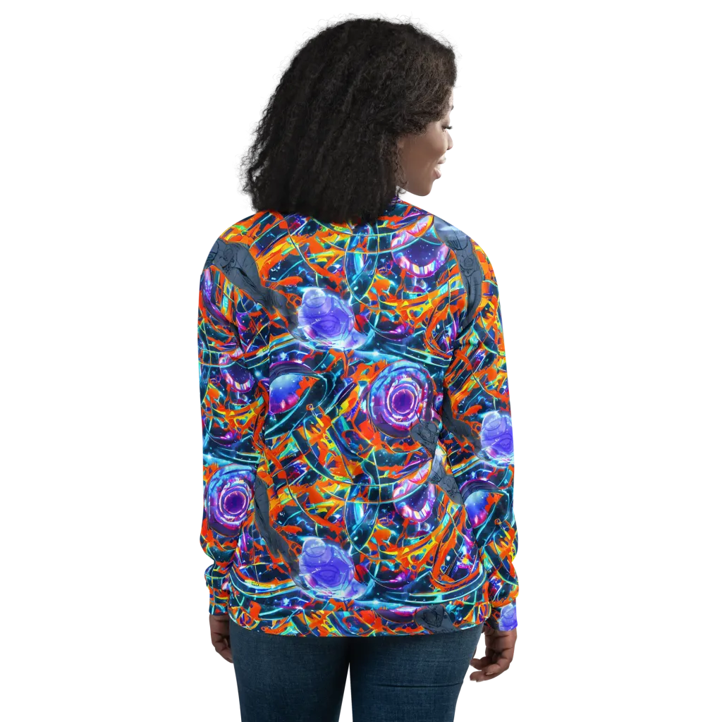 Prismatic Engine on Bomber Jacket — Back
