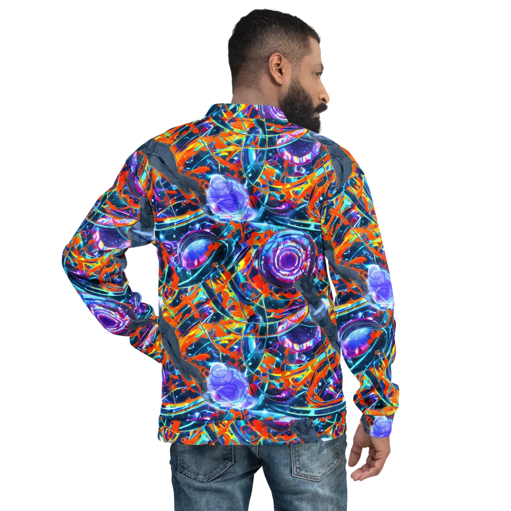 Prismatic Engine on Bomber Jacket — Back