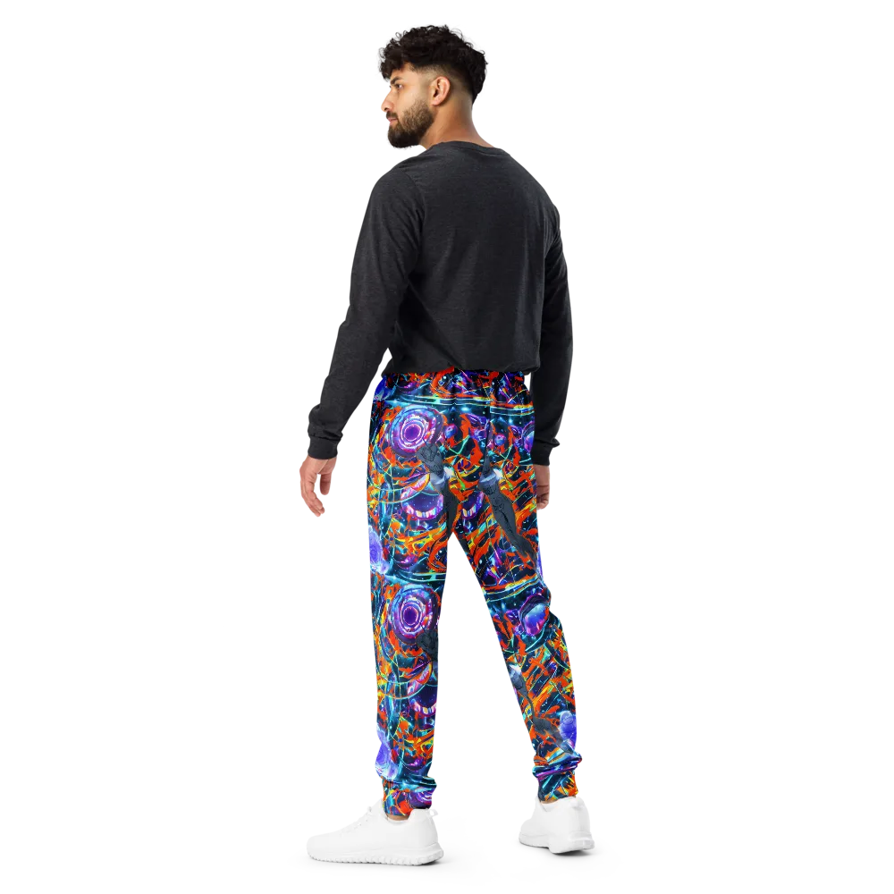 Prismatic Engine on Men's Joggers — Back