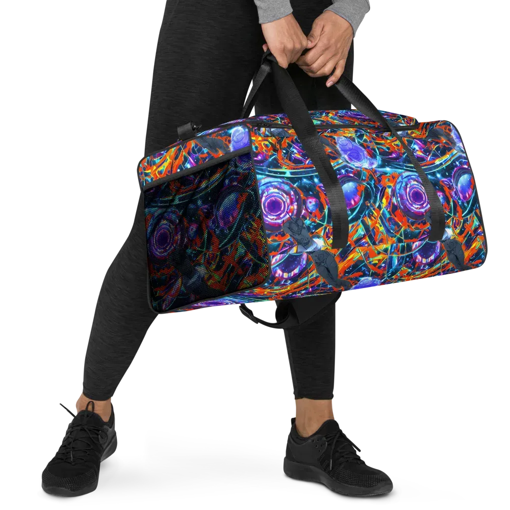 Prismatic Engine on Duffle Bag — Right Front