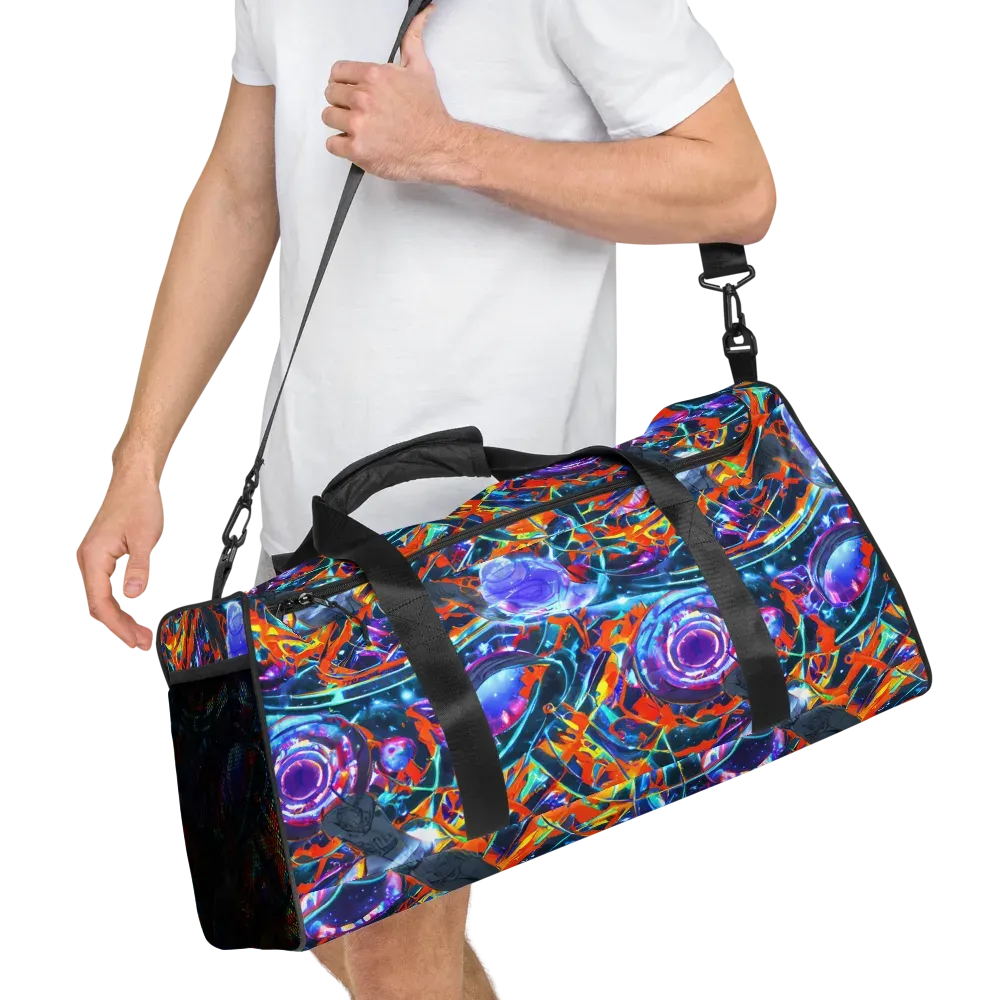Prismatic Engine on Duffle Bag — Right Front