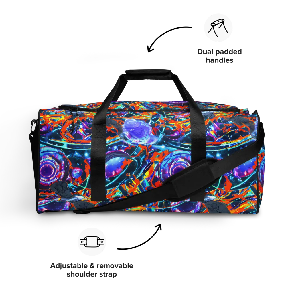 Prismatic Engine on Duffle Bag — Front