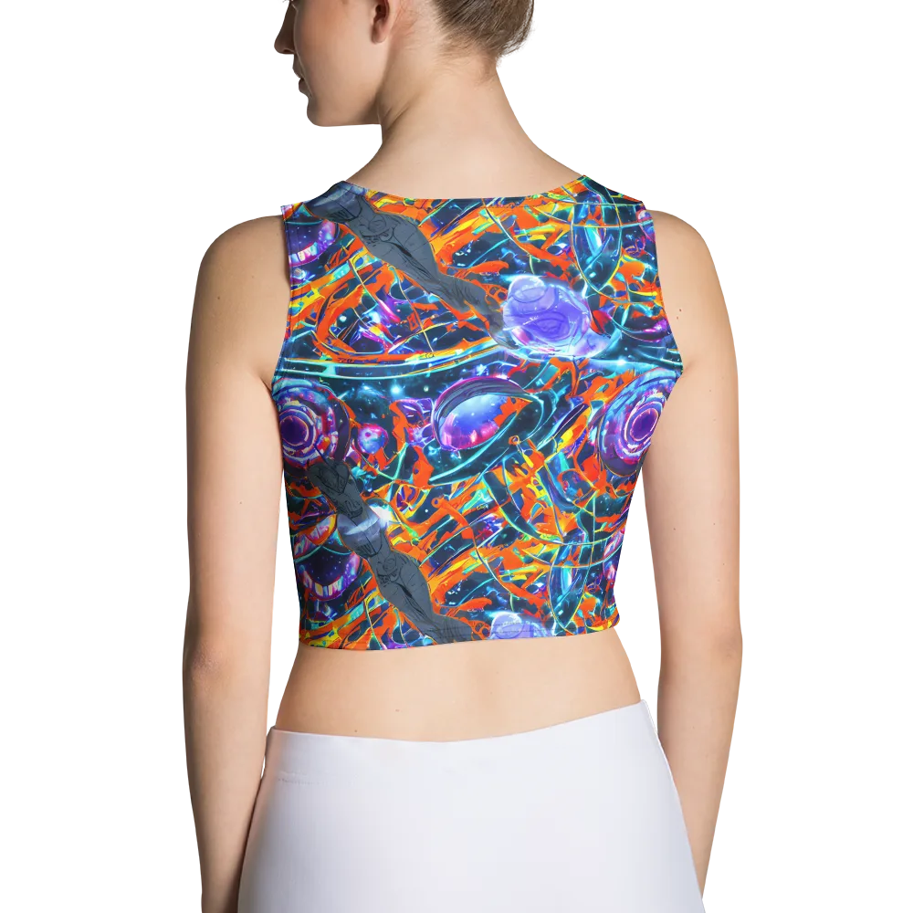 Prismatic Engine on Crop Top — Back
