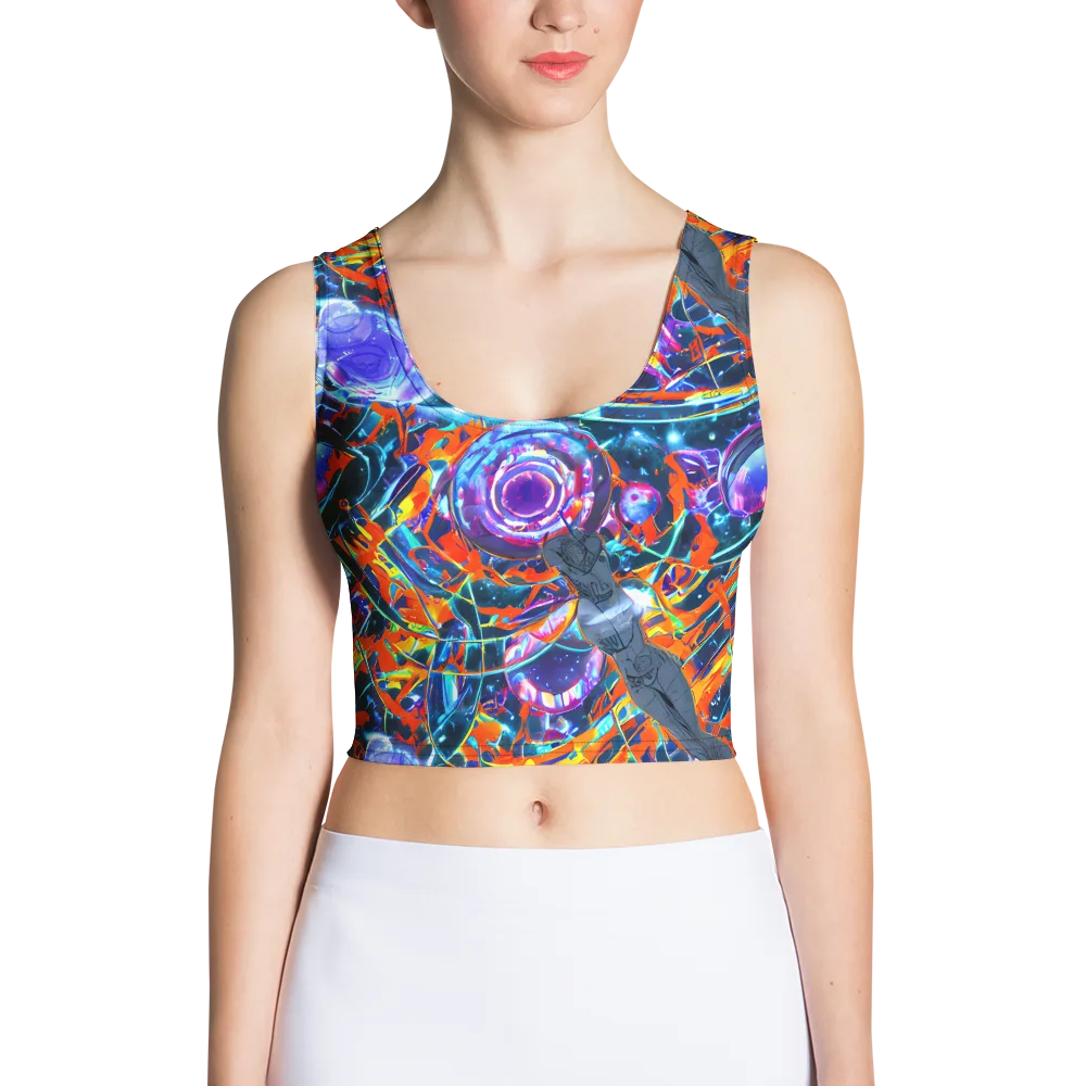 Prismatic Engine on Crop Top — Front