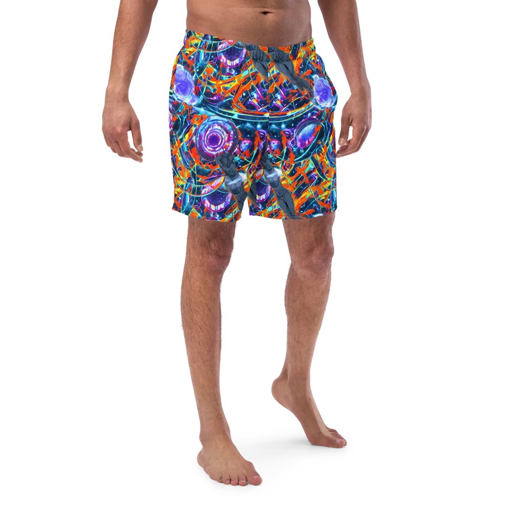 Prismatic Engine on Swim Trunks — Front