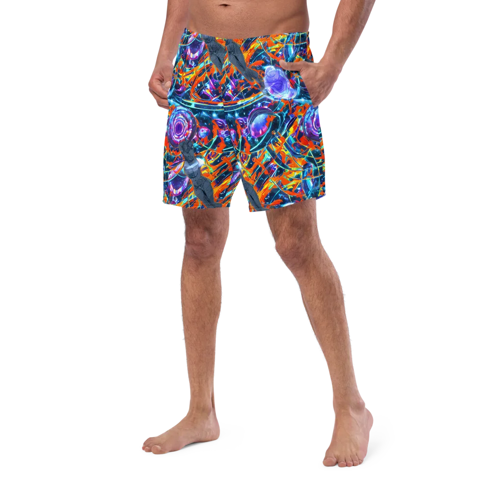 Prismatic Engine on Swim Trunks — Left Front