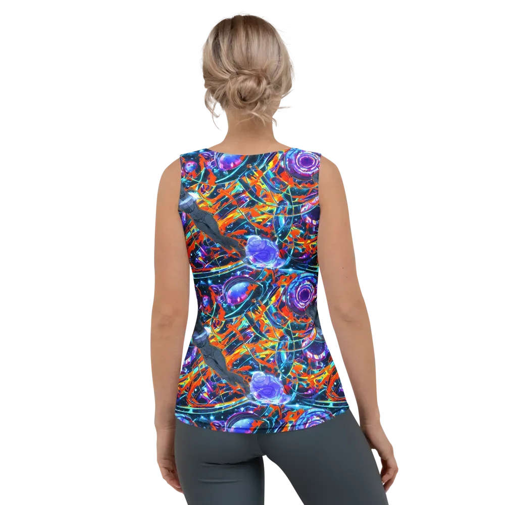 Prismatic Engine on Women's Tank Top — Back