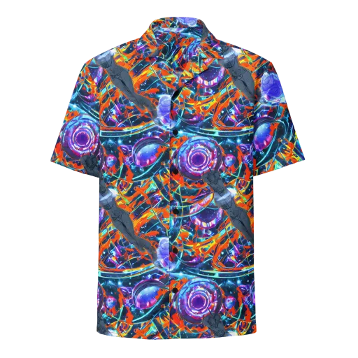Prismatic Engine on a Button Shirt