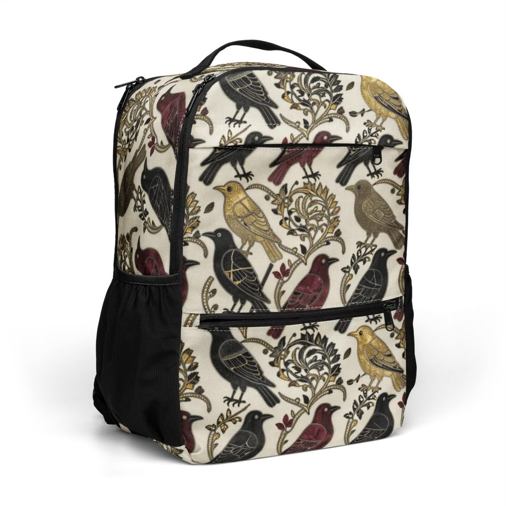 Ravenwood Aviary on Utility Backpack — Right Front