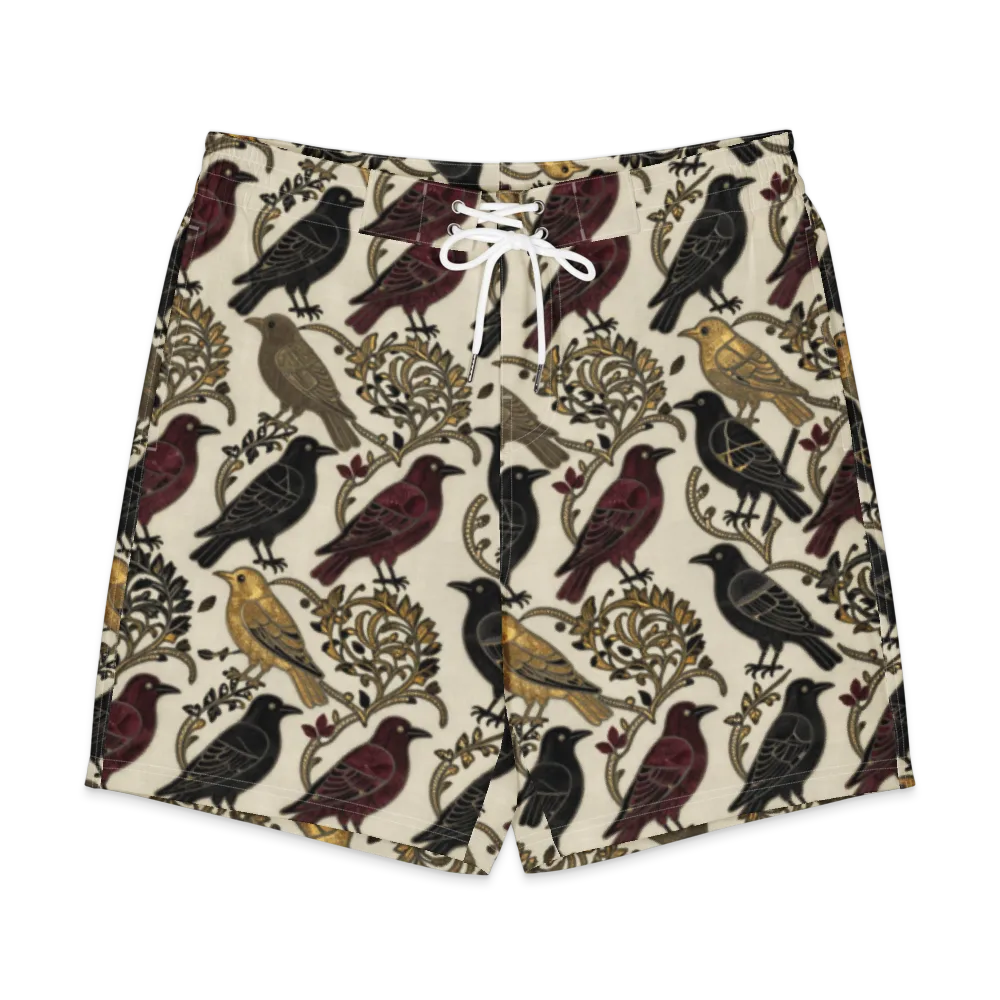 Ravenwood Aviary on Men's Board Shorts — Front