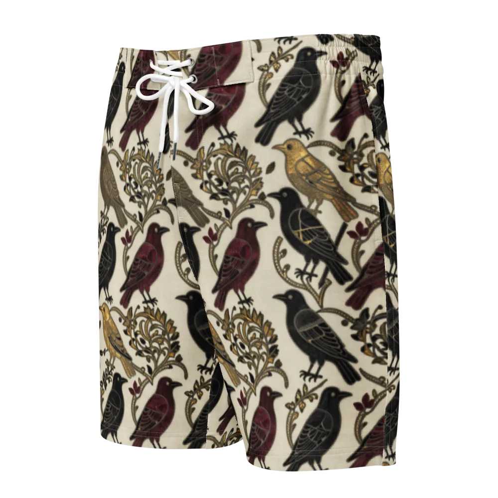 Ravenwood Aviary on Men's Board Shorts — Front