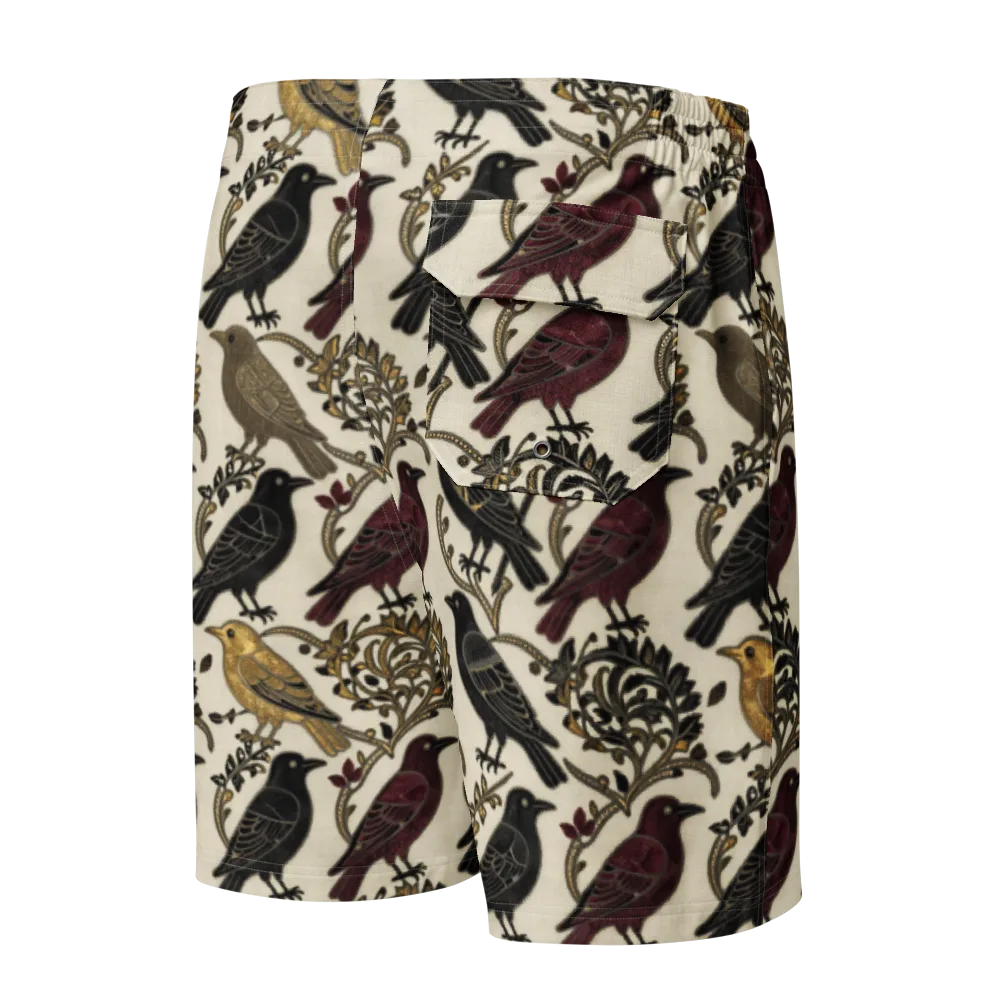 Ravenwood Aviary on Men's Board Shorts — Back