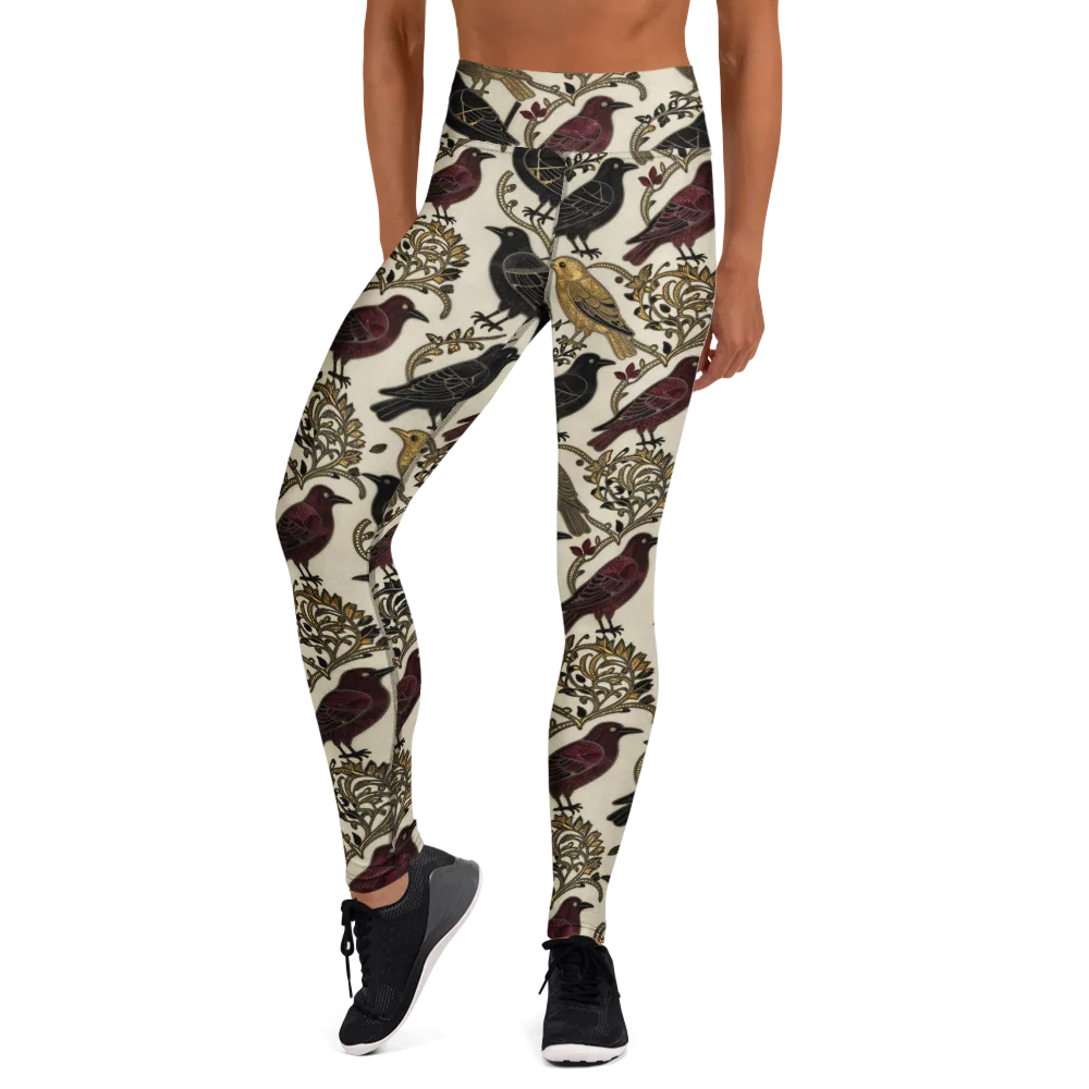 Ravenwood Aviary on Yoga Leggings — Front