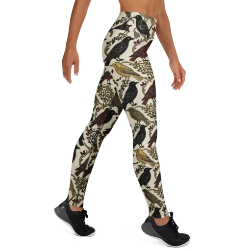 Ravenwood Aviary on a Yoga Leggings