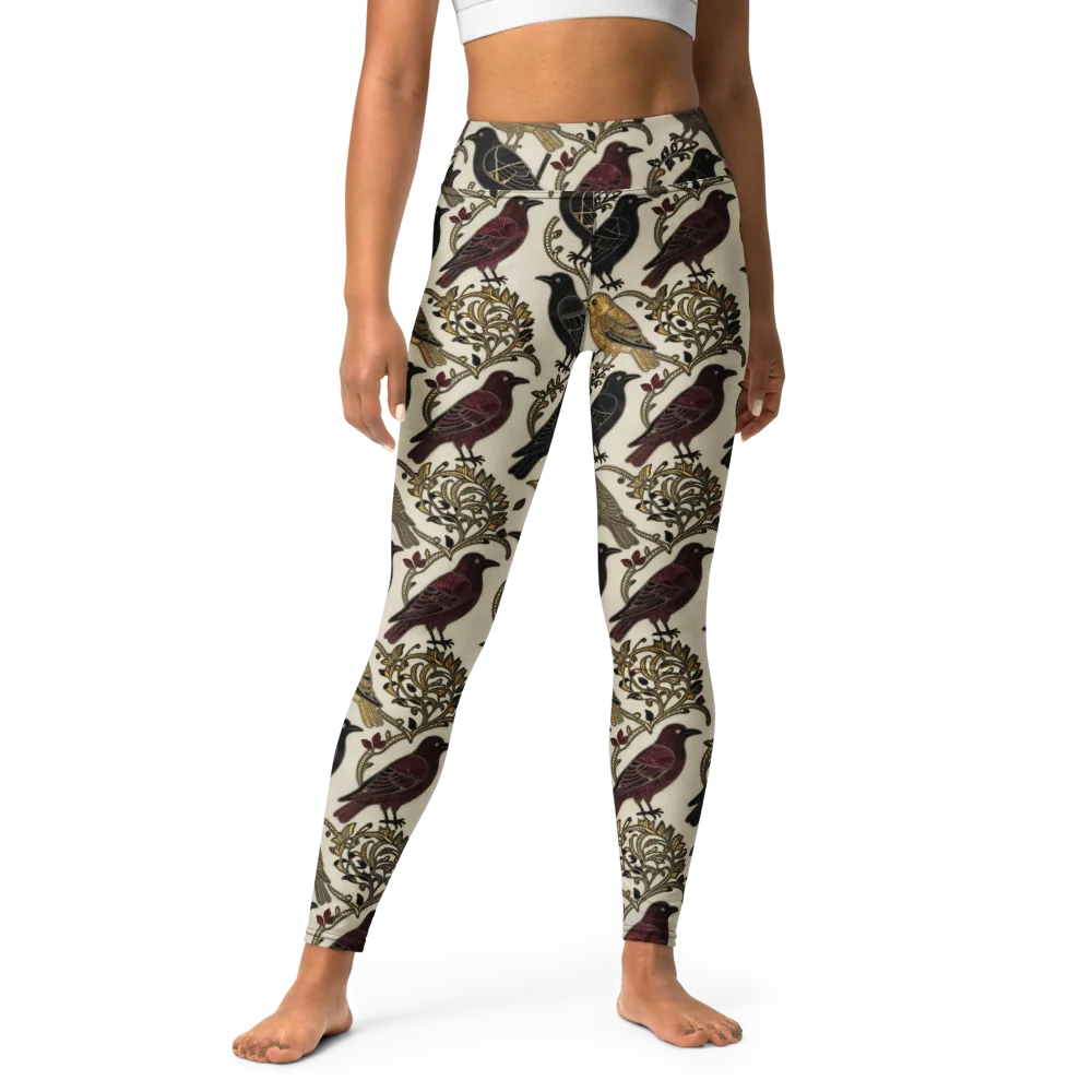 Ravenwood Aviary on Yoga Leggings — Front