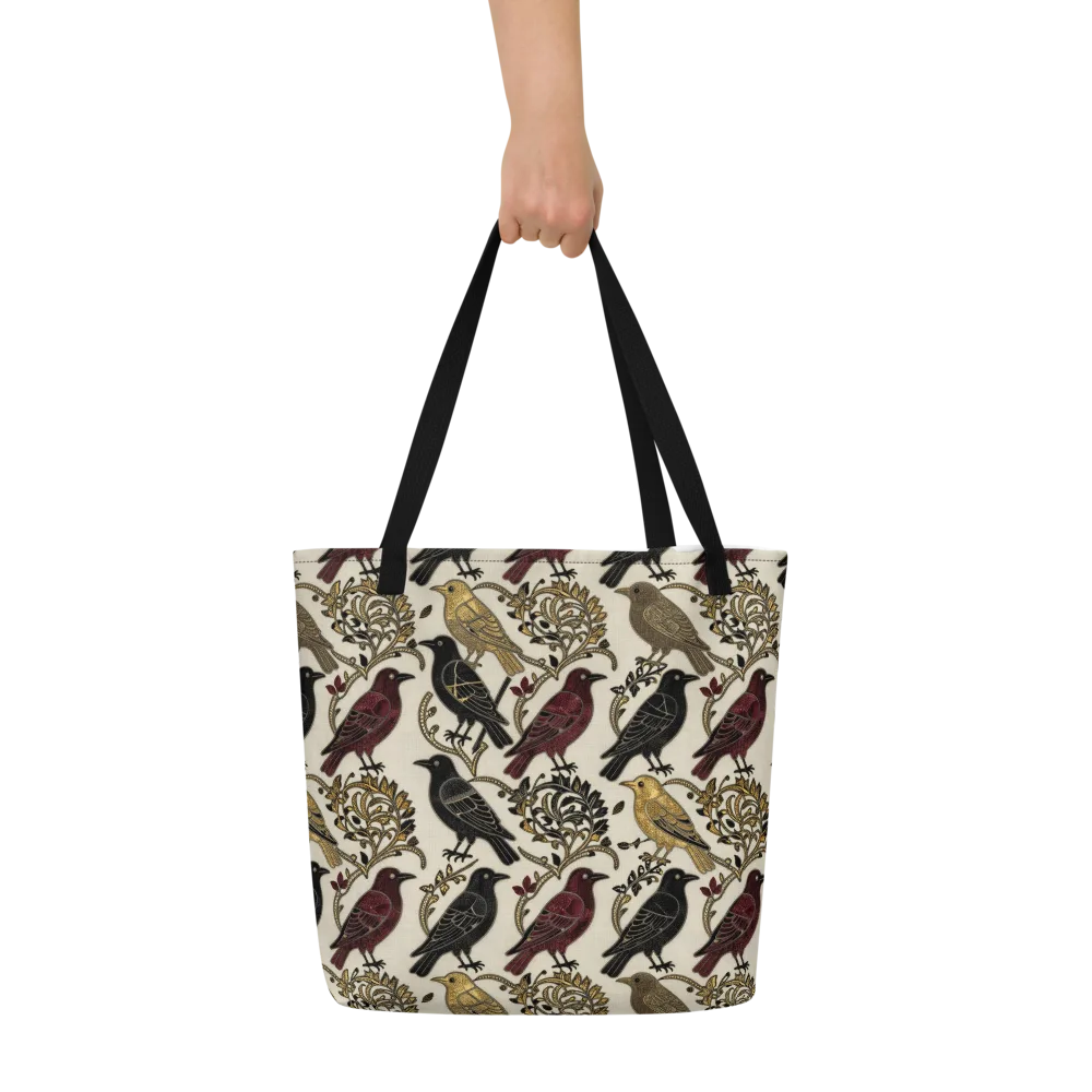 Ravenwood Aviary on Large Tote Bag W/ Pocket — Front