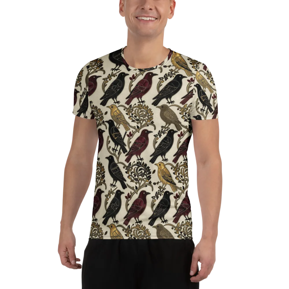 Ravenwood Aviary on Men's Athletic T-Shirt — Front