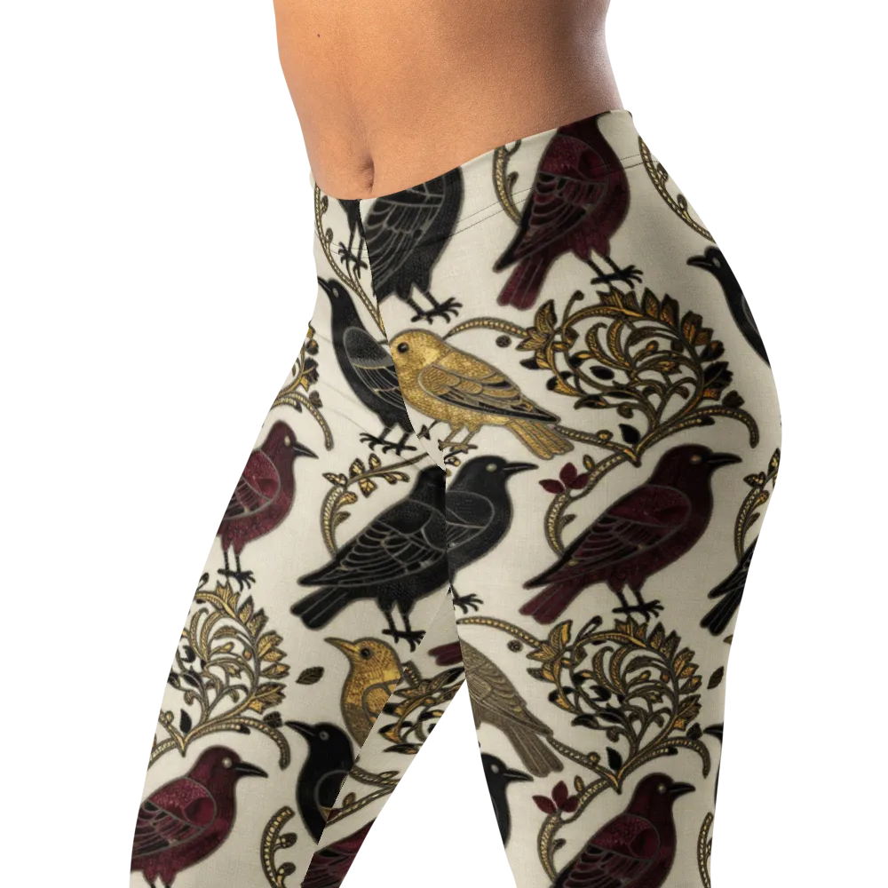 Ravenwood Aviary on Leggings — Left Front