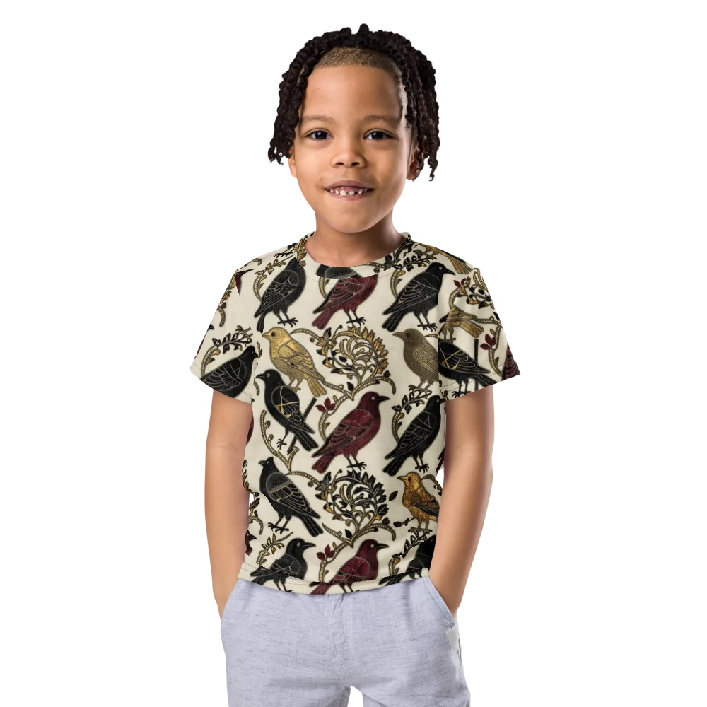 Ravenwood Aviary on Kids Crew Neck T-Shirt — Front