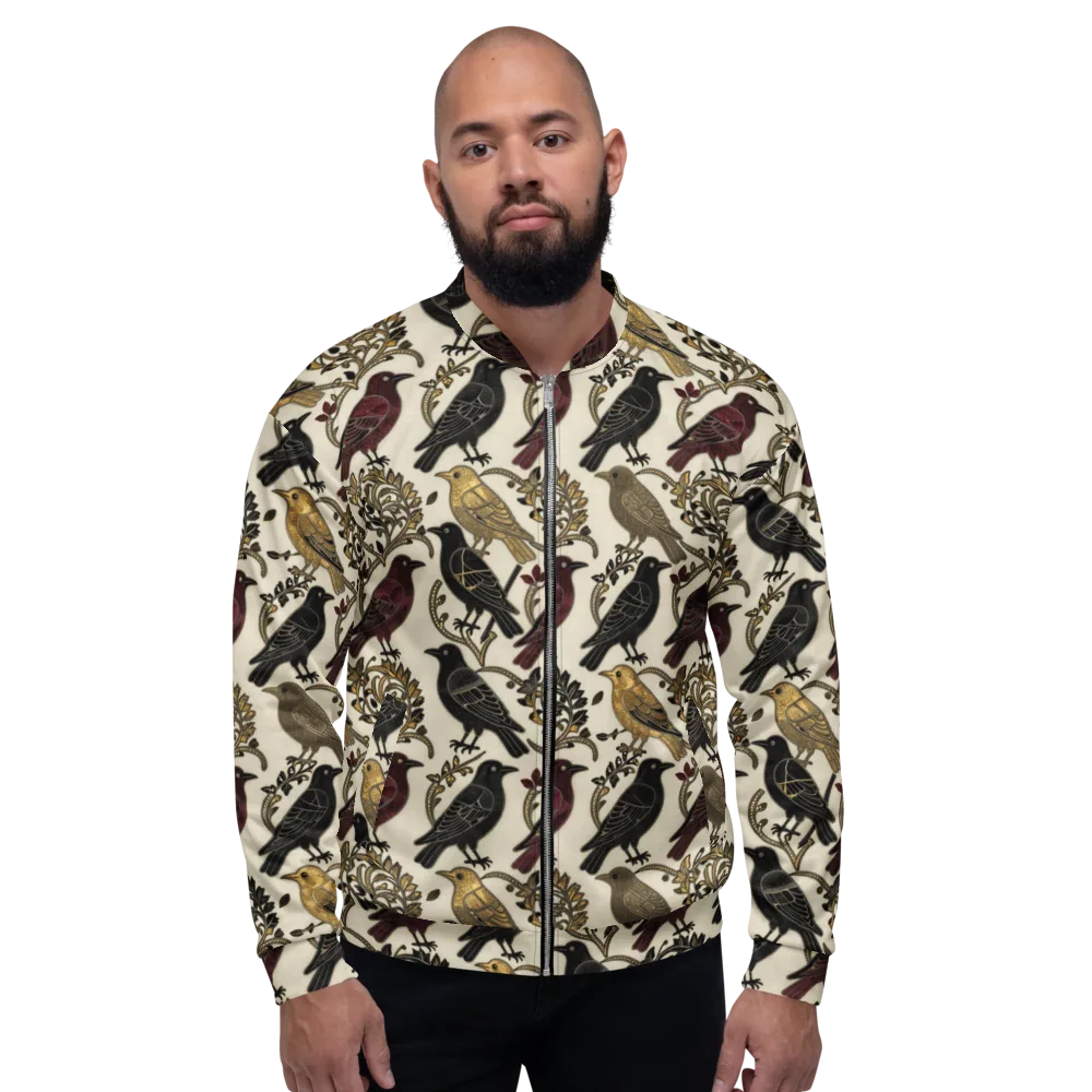 Ravenwood Aviary on Bomber Jacket — Front