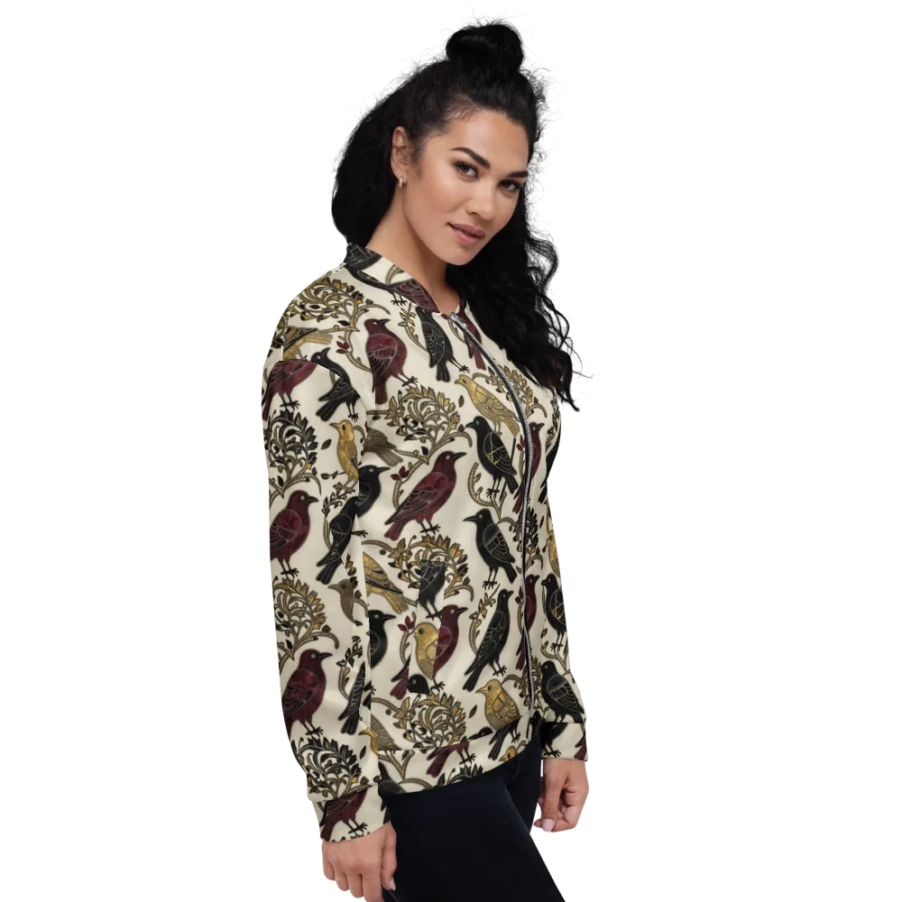 Ravenwood Aviary on Bomber Jacket — Right