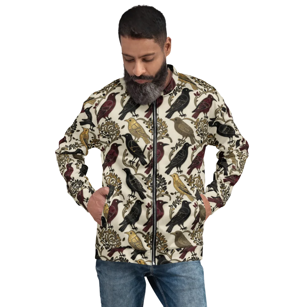 Ravenwood Aviary on Bomber Jacket — Front