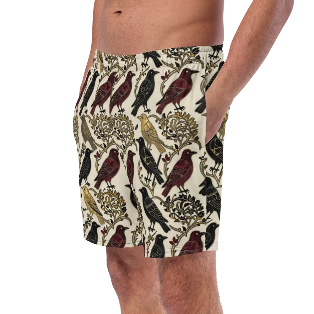Ravenwood Aviary on Swim Trunks — Left Front
