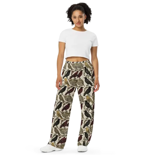 Ravenwood Aviary on a Wide-Leg Pants