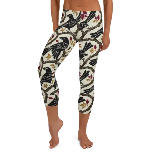 Ropebound Rooks on a Capri Leggings