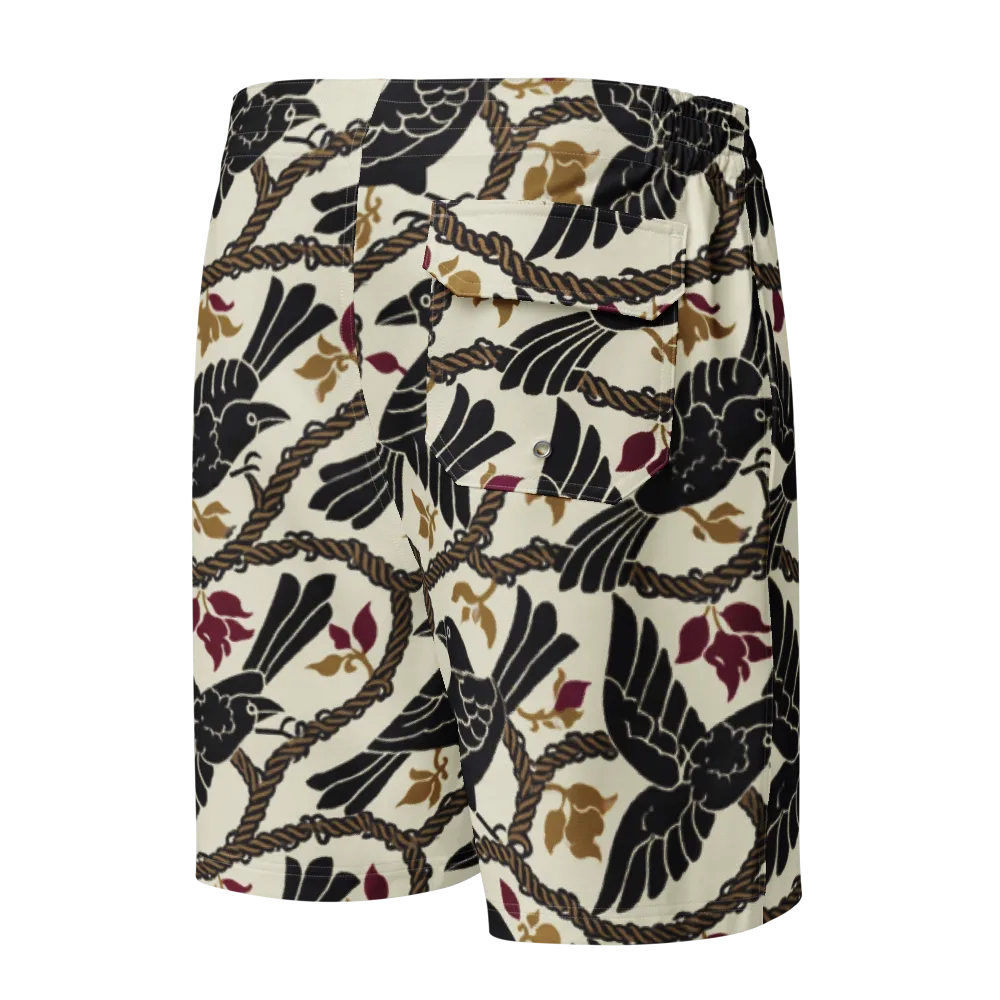 Ropebound Rooks on Men's Board Shorts — Back