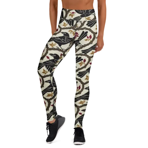 Ropebound Rooks on a Yoga Leggings