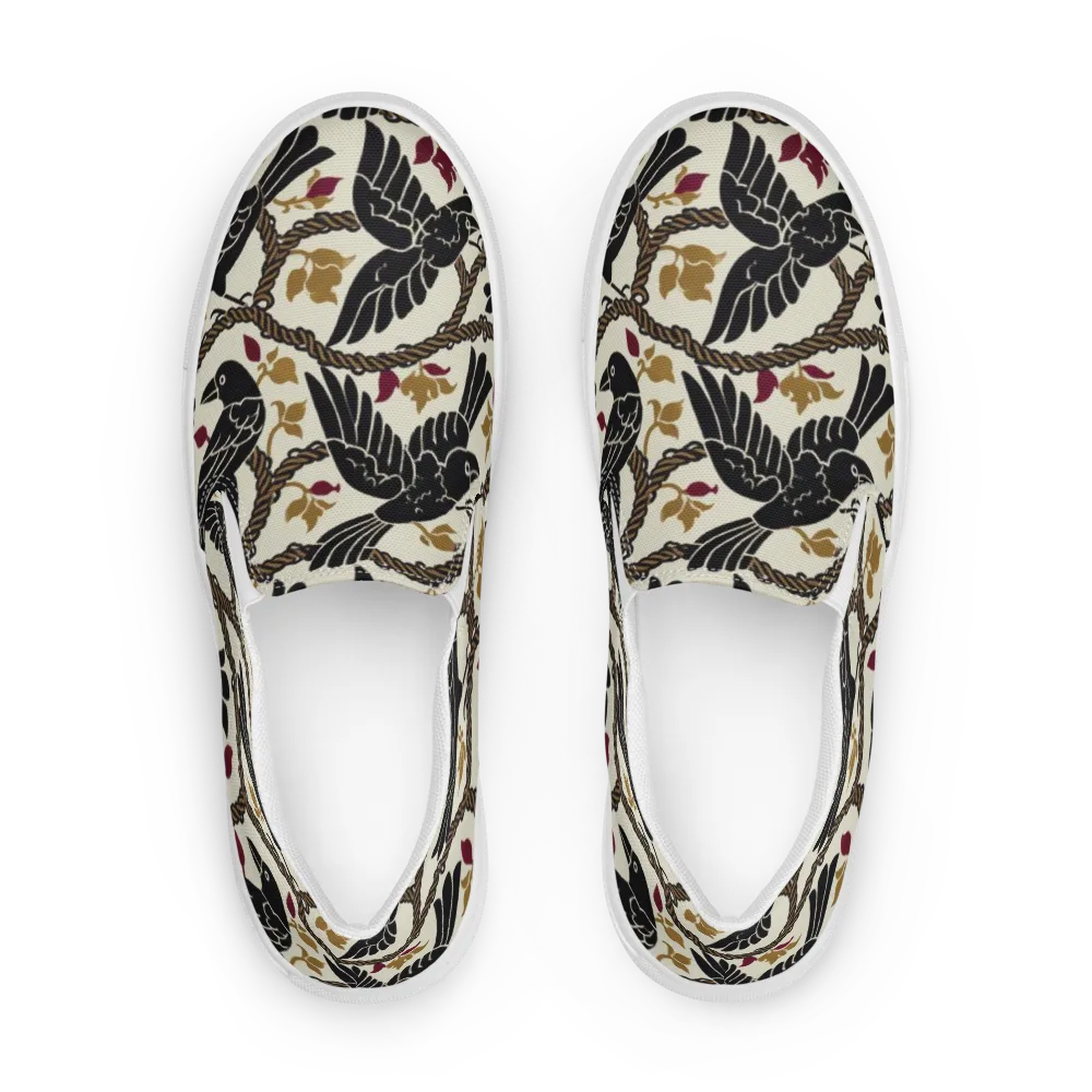 Ropebound Rooks on Men's Slip-On Canvas Shoes — Front