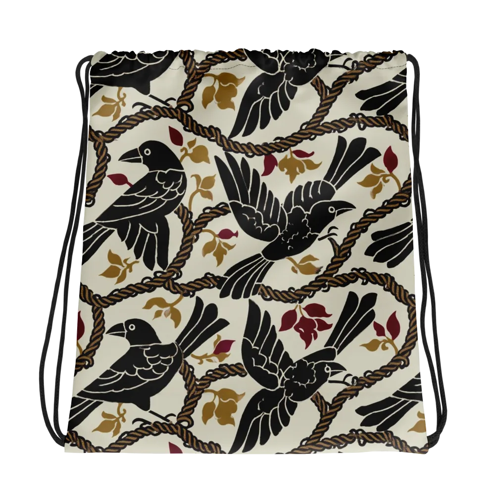 Ropebound Rooks on Drawstring Bag — Photo