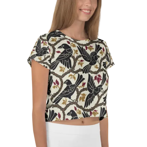 Ropebound Rooks on a Crop Tee