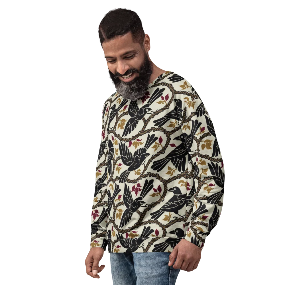 Ropebound Rooks on Sweatshirt — Left Front