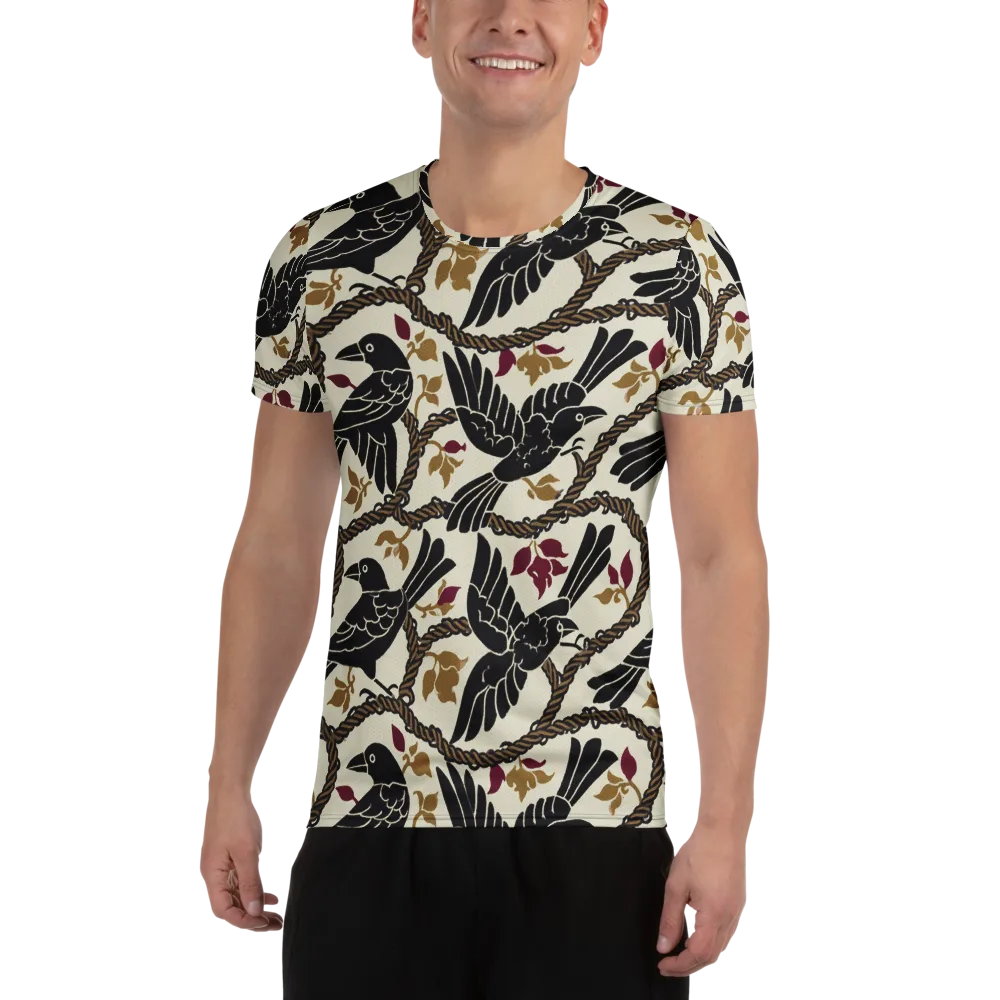 Ropebound Rooks on Men's Athletic T-Shirt — Front