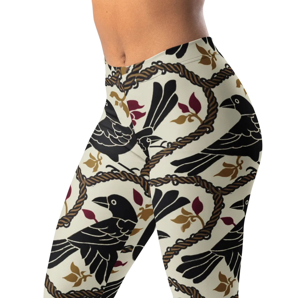 Ropebound Rooks on Leggings — Left Front