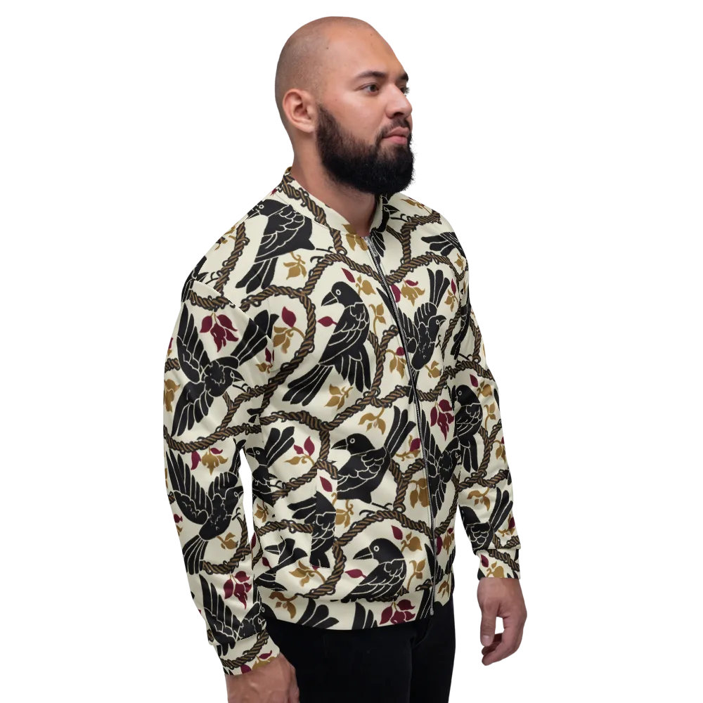 Ropebound Rooks on Bomber Jacket — Right