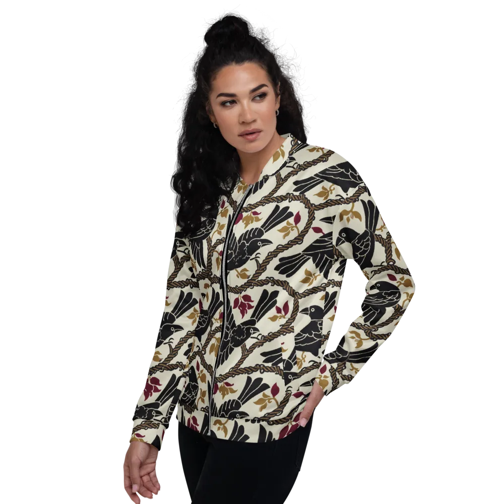 Ropebound Rooks on Bomber Jacket — Left