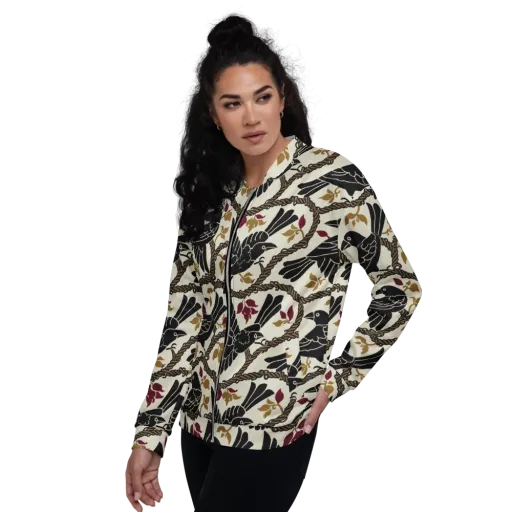 Ropebound Rooks on a Bomber Jacket
