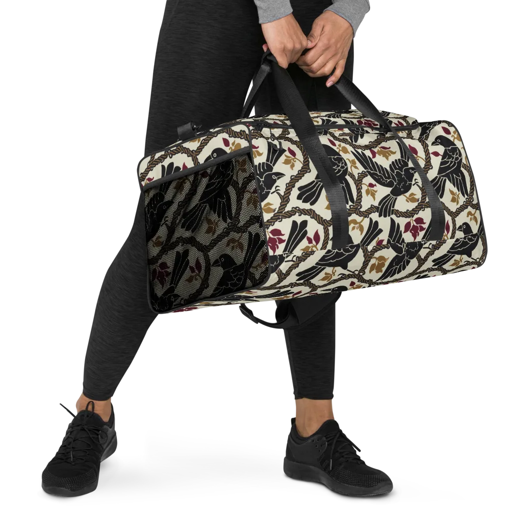 Ropebound Rooks on Duffle Bag — Right Front