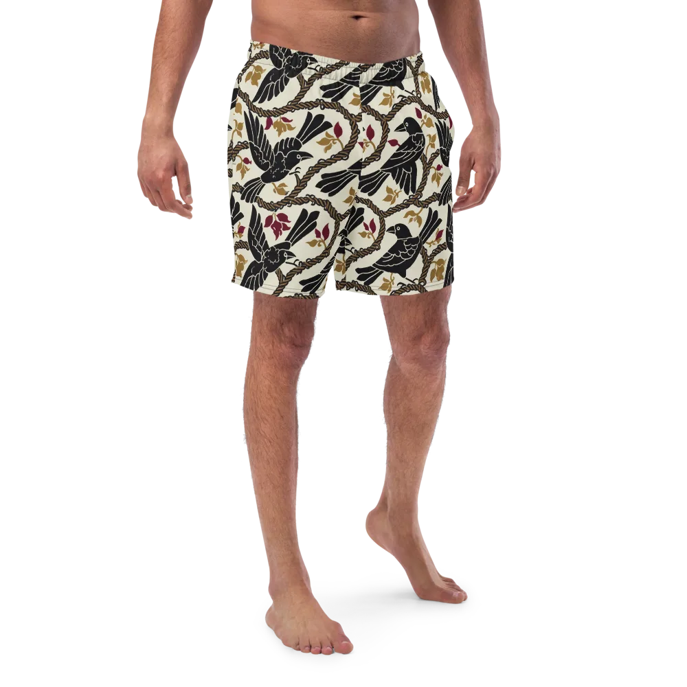 Ropebound Rooks on Swim Trunks — Front