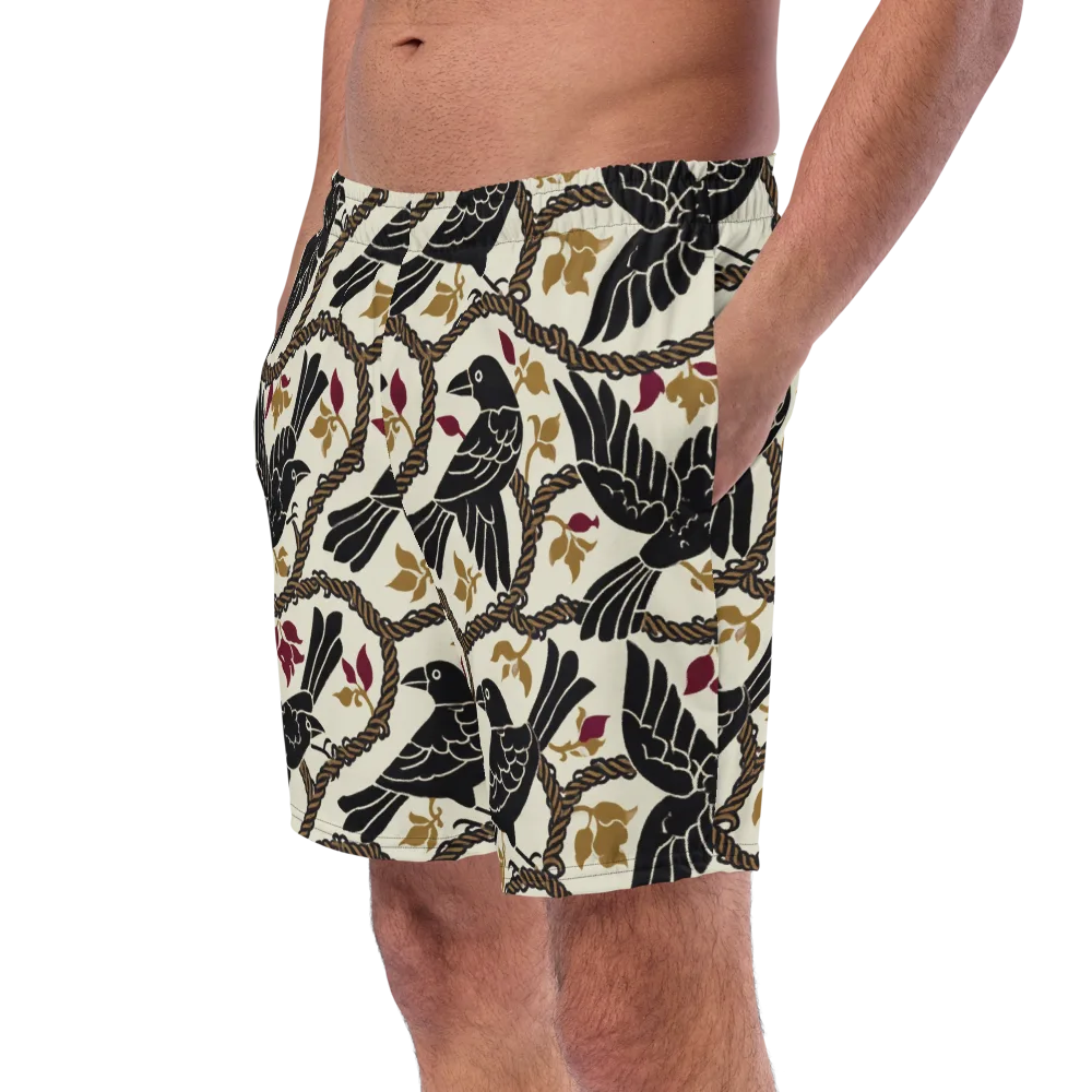 Ropebound Rooks on Swim Trunks — Left Front