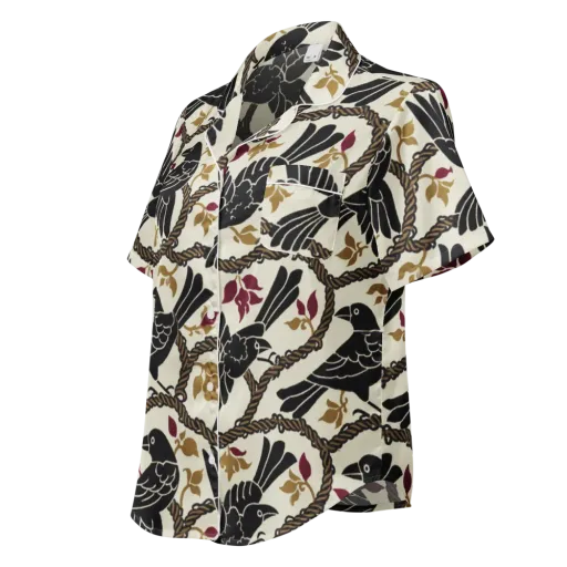 Ropebound Rooks on a Women's Short Sleeve Pajama Top