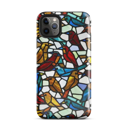 Stained Aviary on a Tough Case for iPhone®
